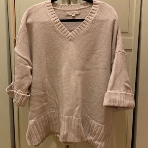 loft poncho v neck sweater!